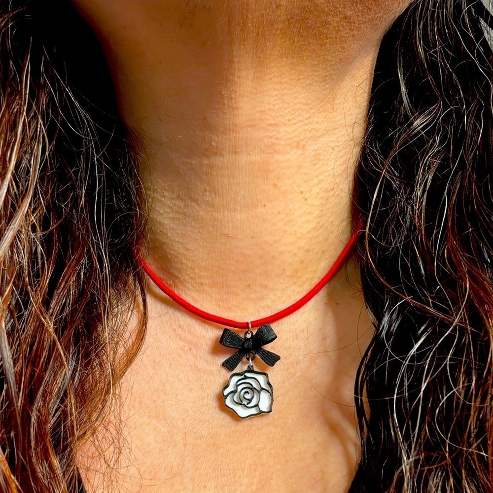 Rosewater Charm Pendant Necklace